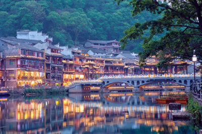 Feng Huang Ancient Town Phoenix Ancient Town on Tuo Jiang River